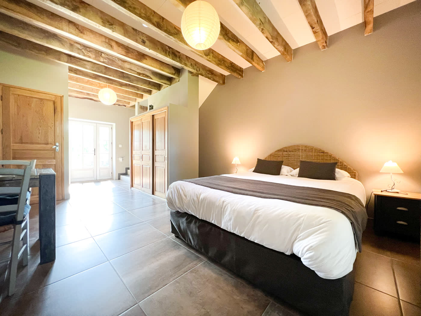 Suite du lodge, en rez-de-chaussée